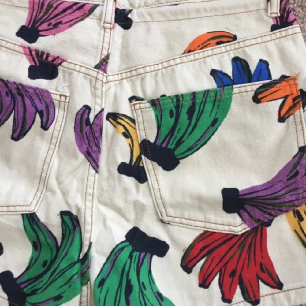 Farm Rio Banana Confetti Shorts - Picture 8 of 9